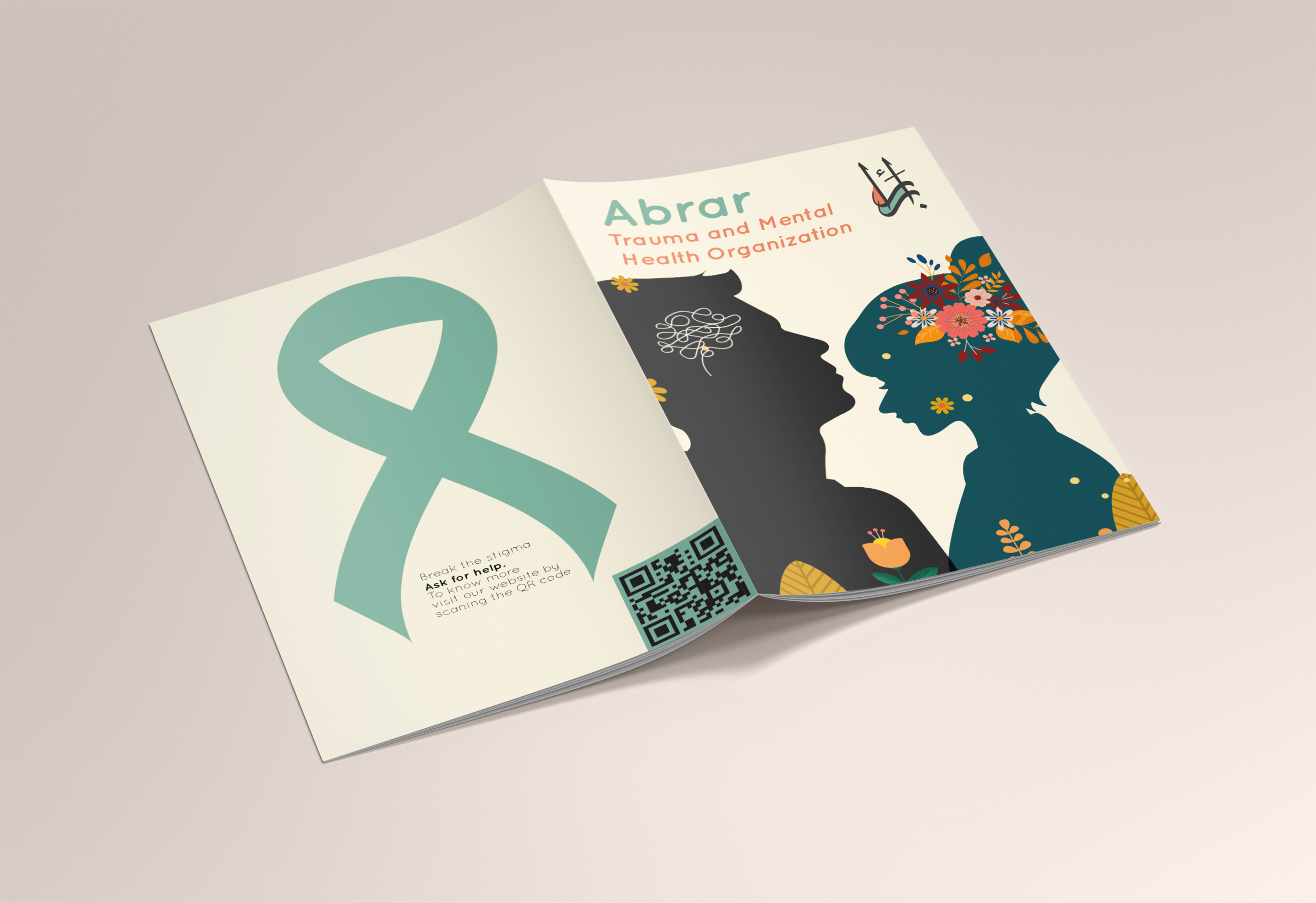 Abrar Trauma and Mental Health Organization Booklet – Graphic Designer